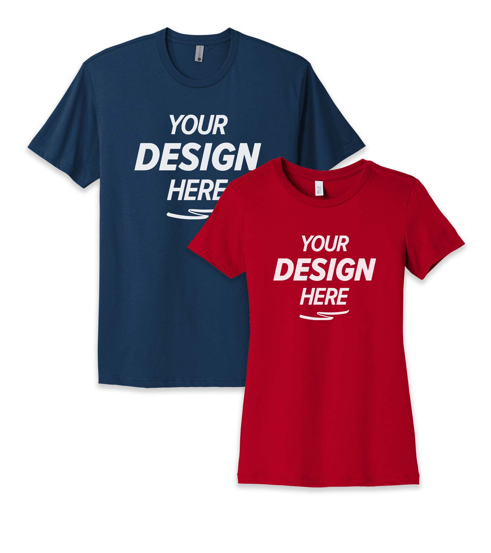 Low cost printed store t shirts